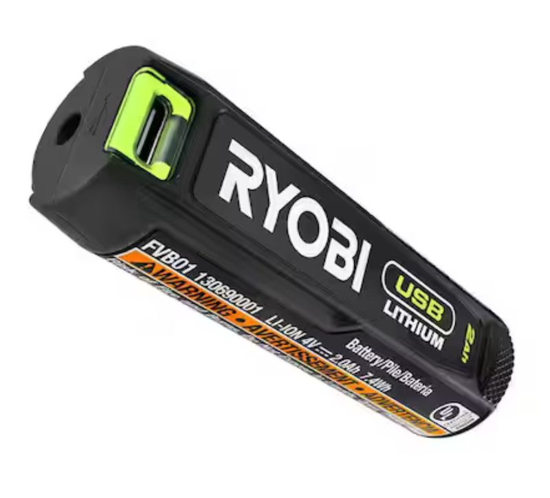 USB Lithium 2.0 Ah Lithium-ion Rechargeable Battery