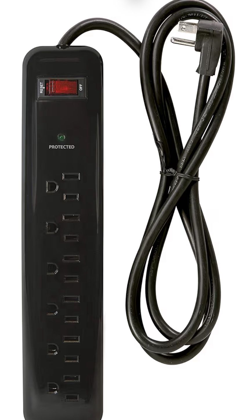 Surge Protector with 14/3 SJT 4-Feet Cord
