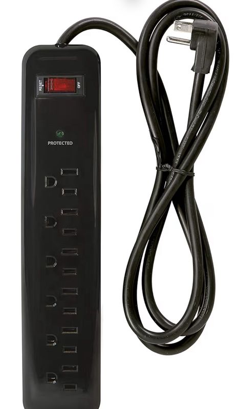 Surge Protector with 14/3 SJT 4-Feet Cord