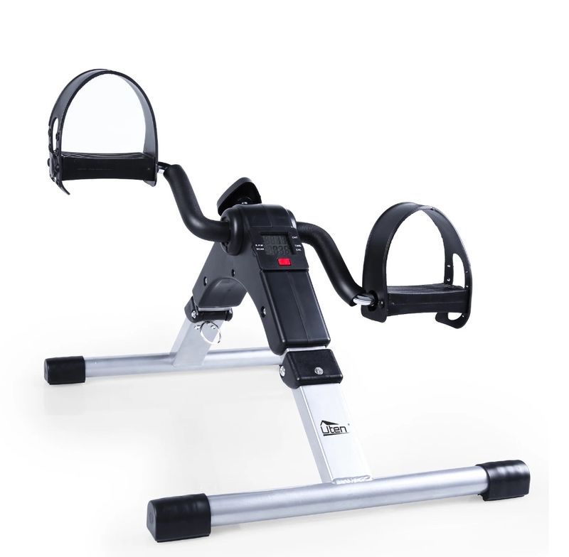 Uten Pedal Exerciser, Mini Exercise Bike for Arm Leg Workout, Under Desk Exercise Bicycles