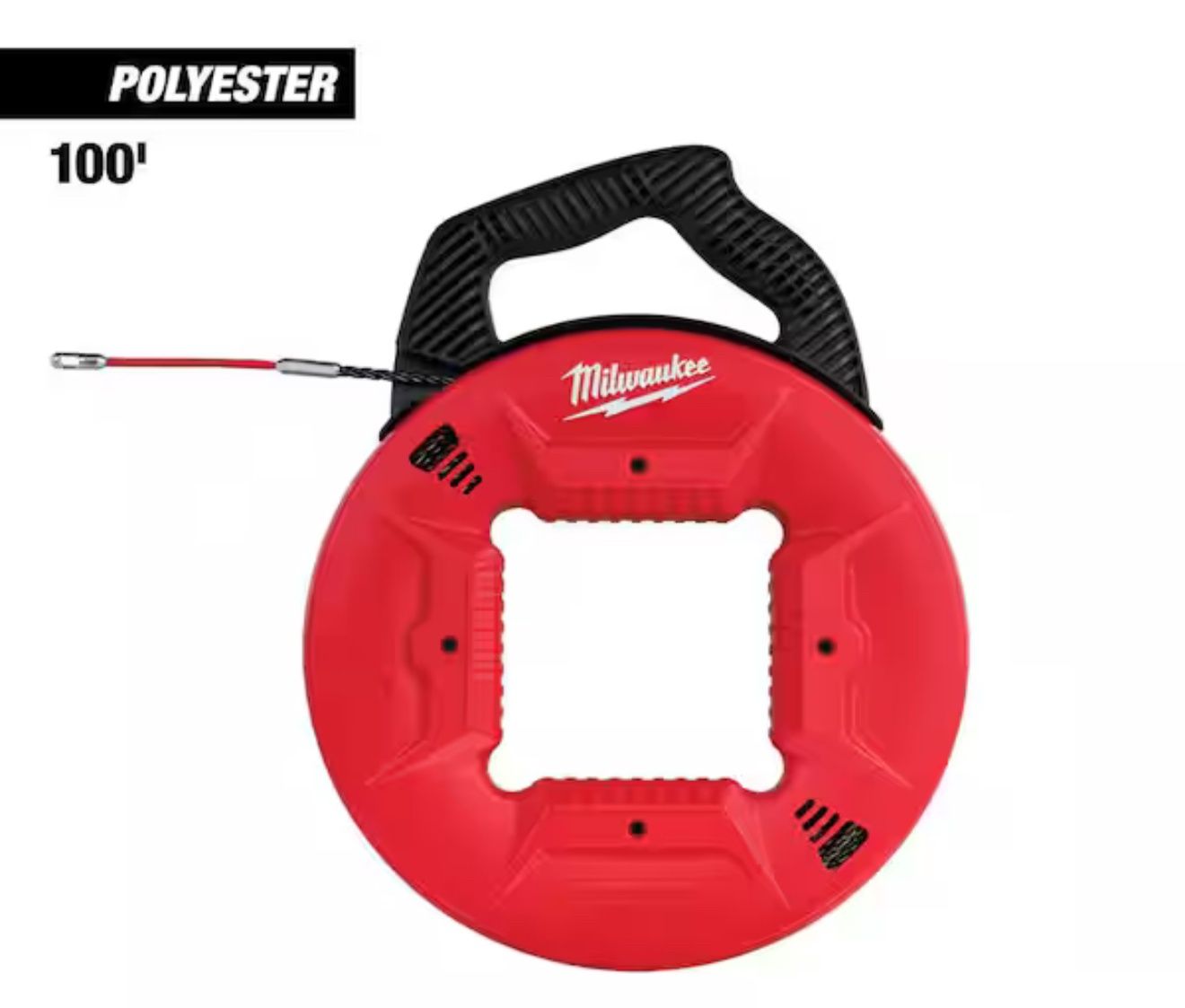 100 ft. Polyester Fish Tape with Flexible Metal Leader