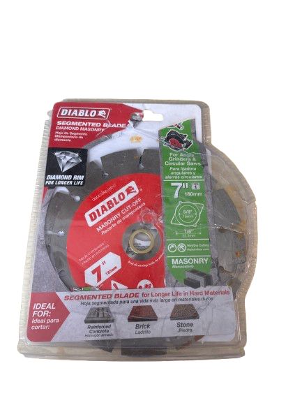 7 in. Diamond Blade Segmented Rim Masonry Cut Off
