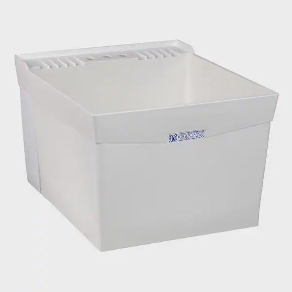 Utilatub 20 in. x 24 in. Structural Thermoplastic Wall-Mount Utility Tub in White