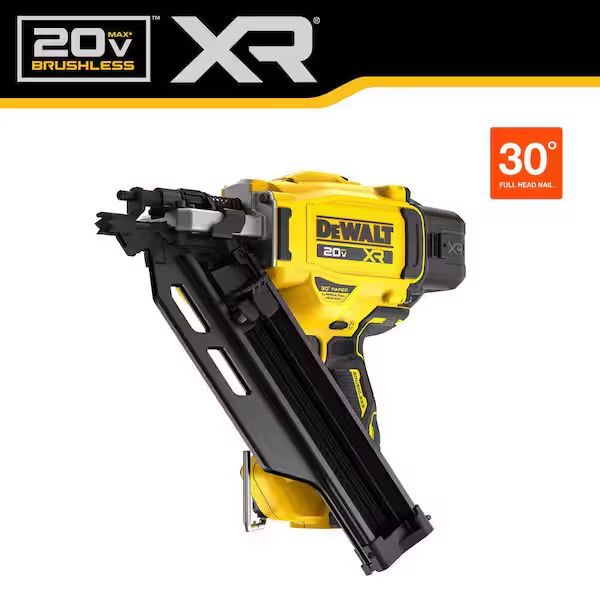 DCN930B 20-Volt 30° Cordless Framing Nailer (Tool-Only), Condition: new