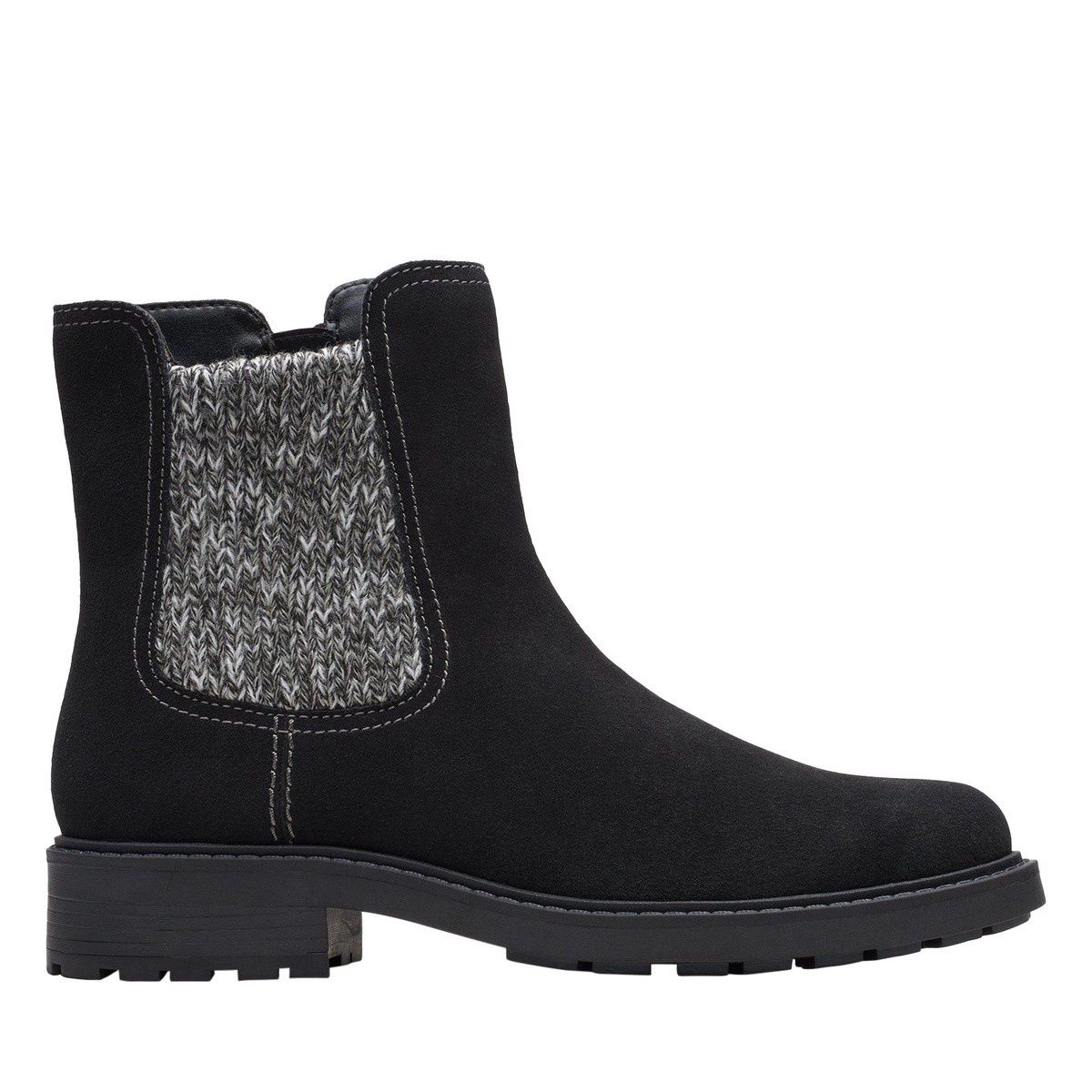 Suede Slip On Chelsea Boots, Size: 5