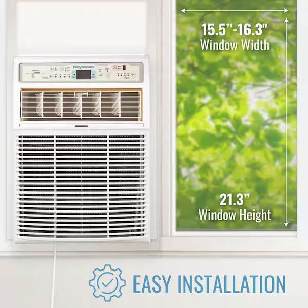 8,000 BTU 115V Window Air Conditioner Cools 350 Sq. Ft. in