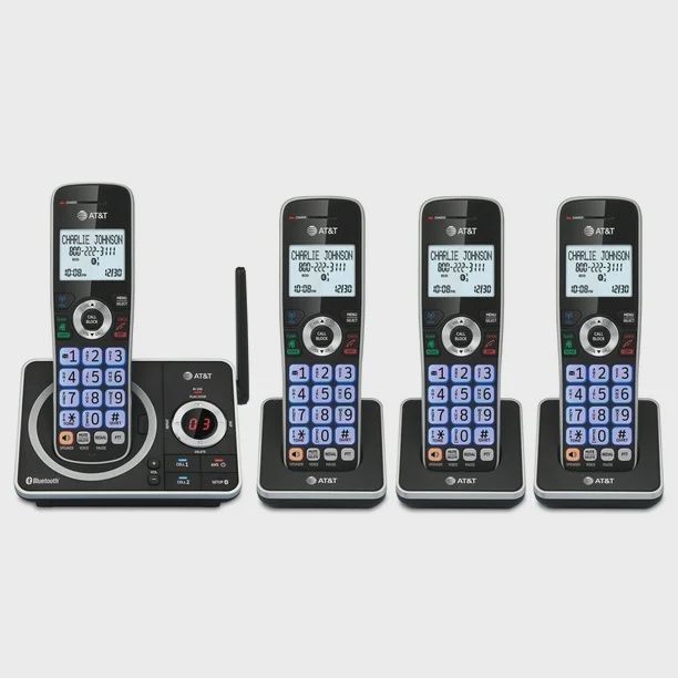 AT&amp;T 4-Handset Expandable Cordless Phone with Unsurpassed Range