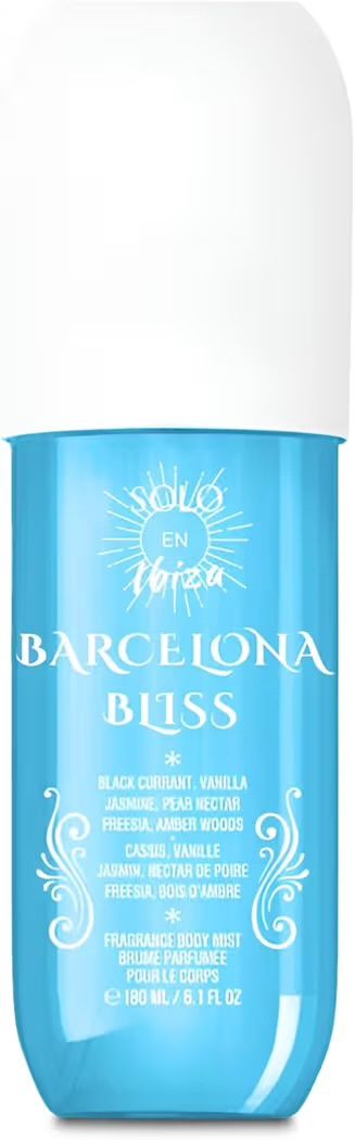 Barcelona bliss perfume and body cream
