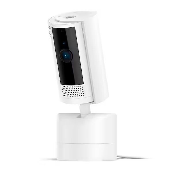 Pan-Tilt Indoor Cam Plug-in Security Camera with 360° Horizontal Pan Coverage, Live View and Two-Way Talk