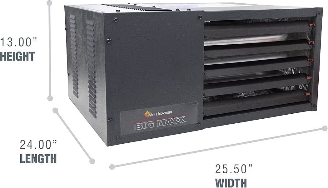50,000 BTU Black Big Maxx Natural Gas Unit Space Heater