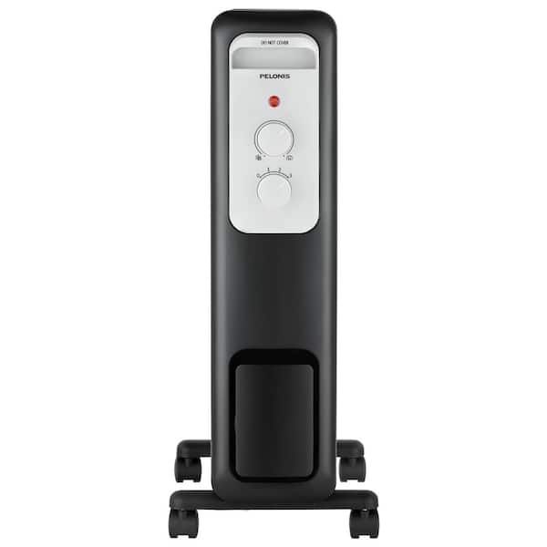 1,500-Watt Oil-Filled Radiant Electric Space Heater with Thermostat