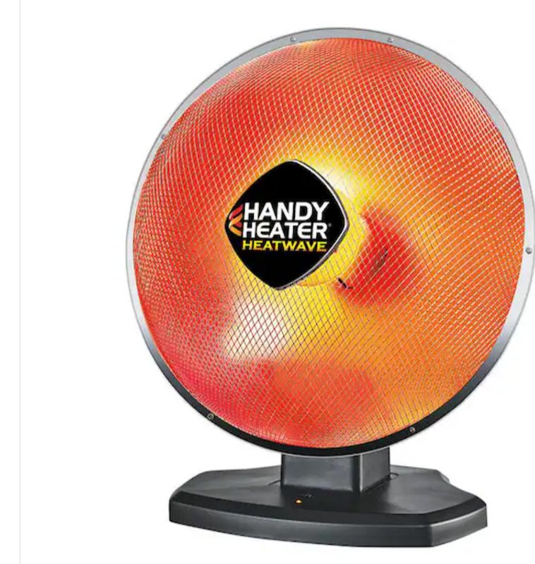 1500-Watt 18.5 in. Electric Ceramic Parabolic Space Heater with Tip-Over Safety