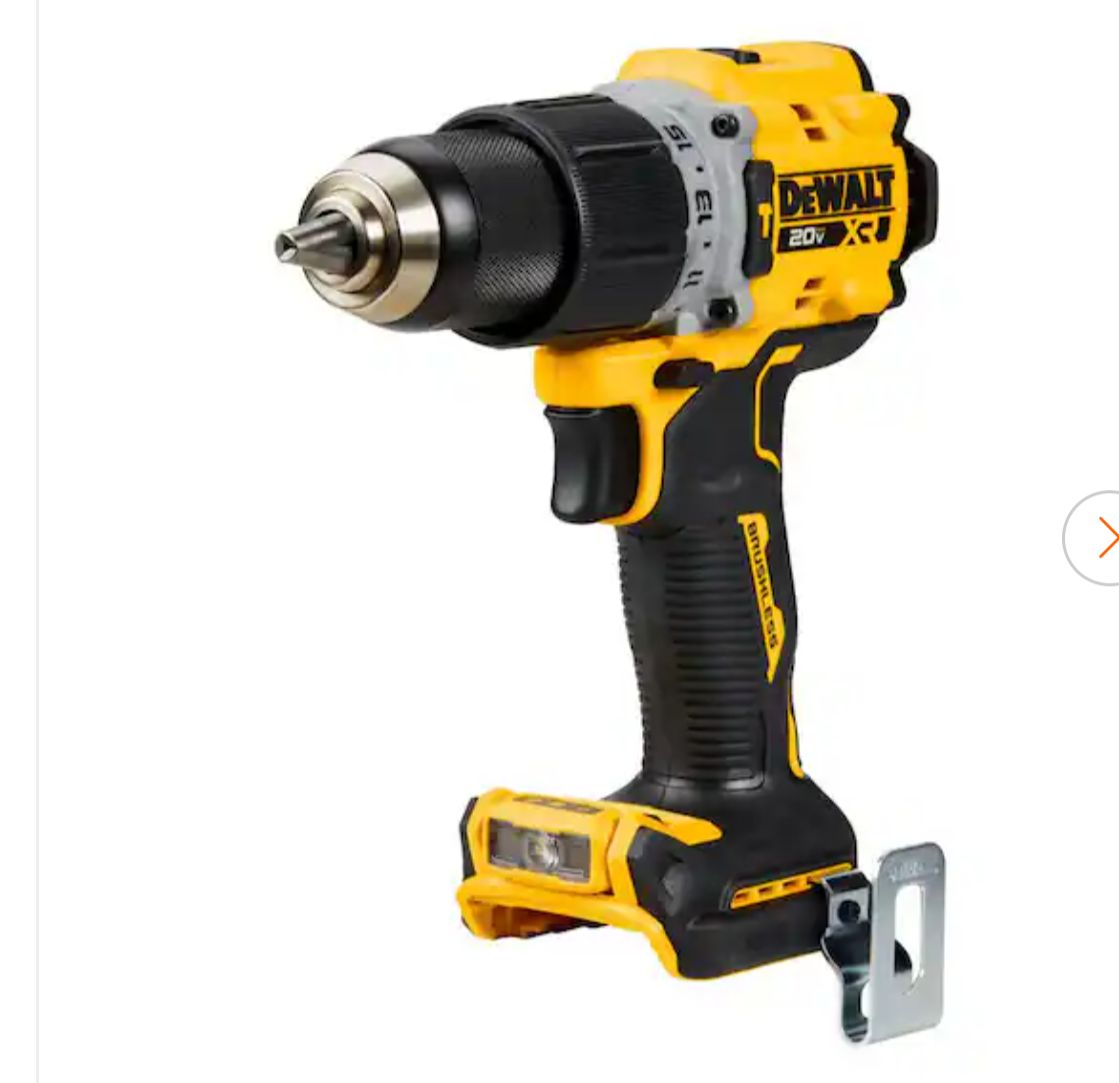 DEWALT 20V Compact Cordless 1/2 in. Hammer Drill (Tool Only)