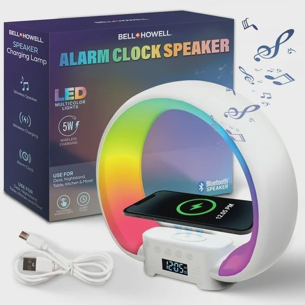 Bell+Howell Digital Alarm Clock for Heavy Sleepers
