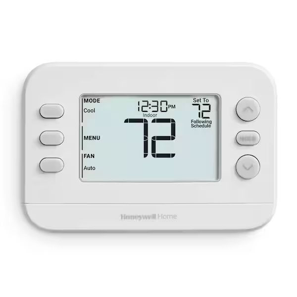 X2P Programmable Thermostat, Single-Stage, 1-Heat/1-Cool, 5-2 Day Schedule