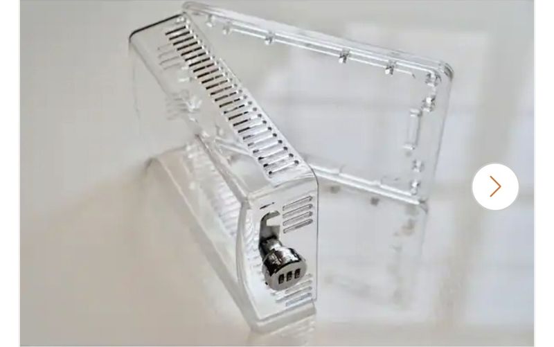 StatGuardPlus Universal Thermostat Guard Clear with Changeable Code Combination Lock