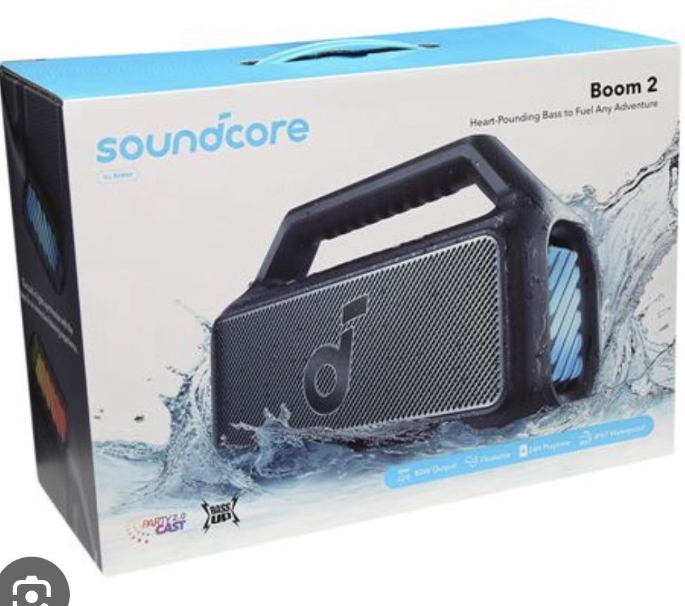 Soundcore Altavoz portátil para exteriores Anker Boom 2