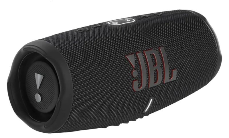 JBL CHARGE 5 - Portable Waterproof (IP67) Bluetooth Speaker with Powerbank USB Charge out, 20 hours playtime, JBL Partyboost (Black)