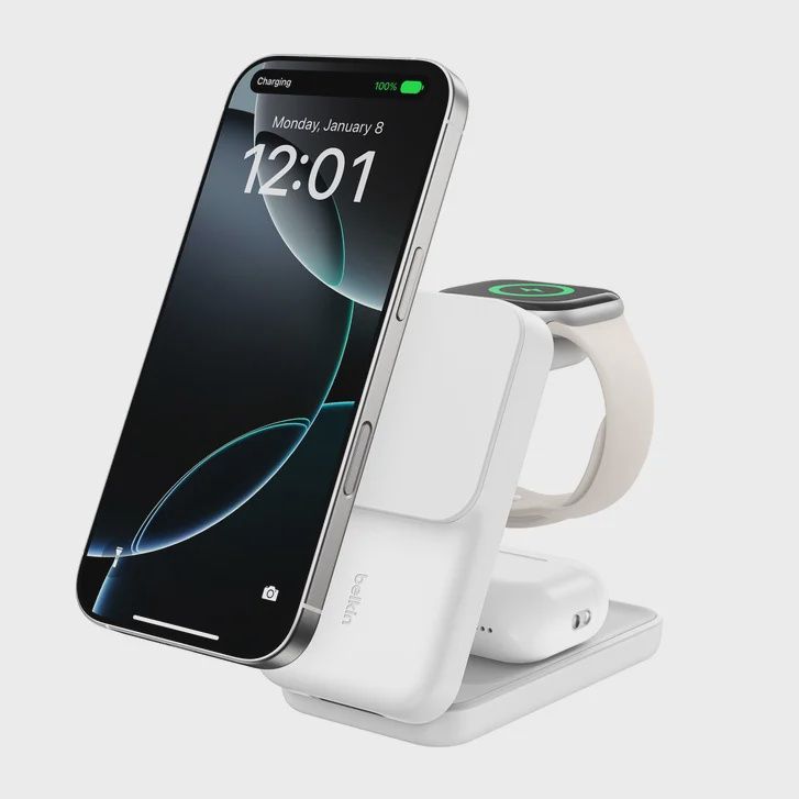 Belkin 3-in-1 Charging Stand Qi2 25W