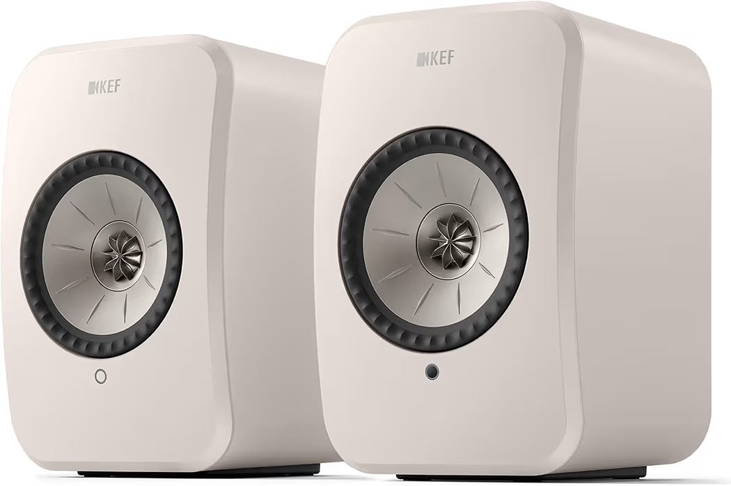 KEF LSX II LT Wireless HiFi Speakers - Pair, Color: Beige
