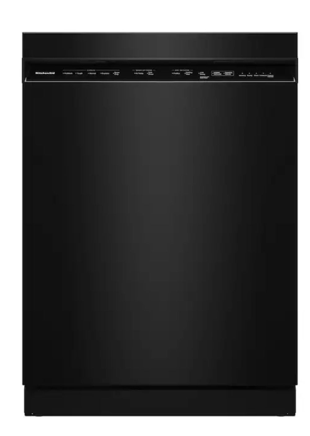 24-in Front Control Built-in Dishwasher (Black) With Third Rack, Express Wash, ProWash, 47- Decibel