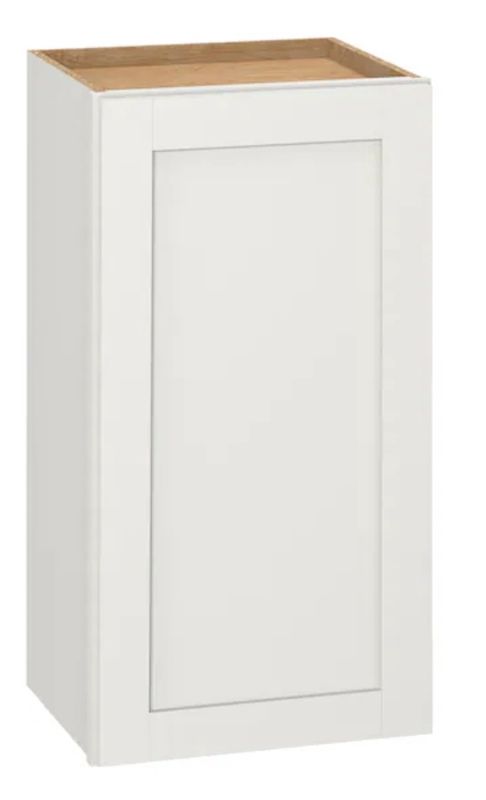 Diamond NOW Arcadia 15-in Wx 30-in Hx 12-in D White Wall Fully Assembled Cabinet Recessed Panel Shaker