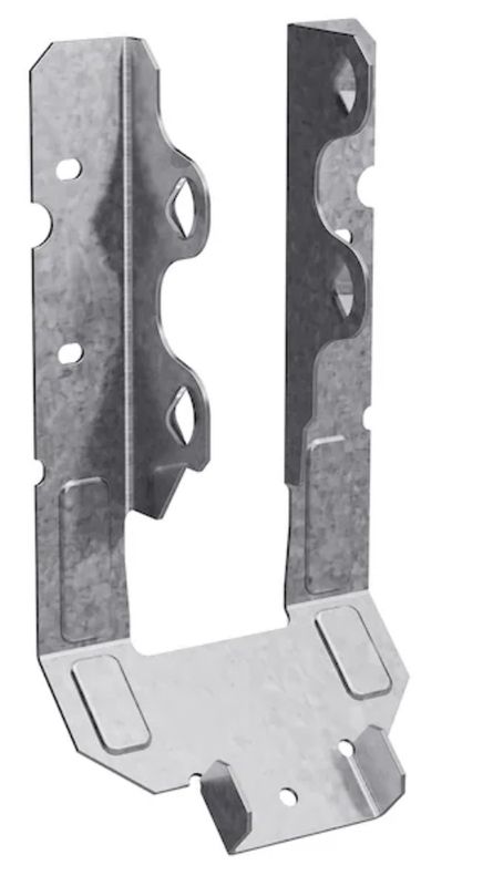 Simpson Strong-Tie hanger 2-in x 6-in Single 18 -Gauge ZMAX Angled joist