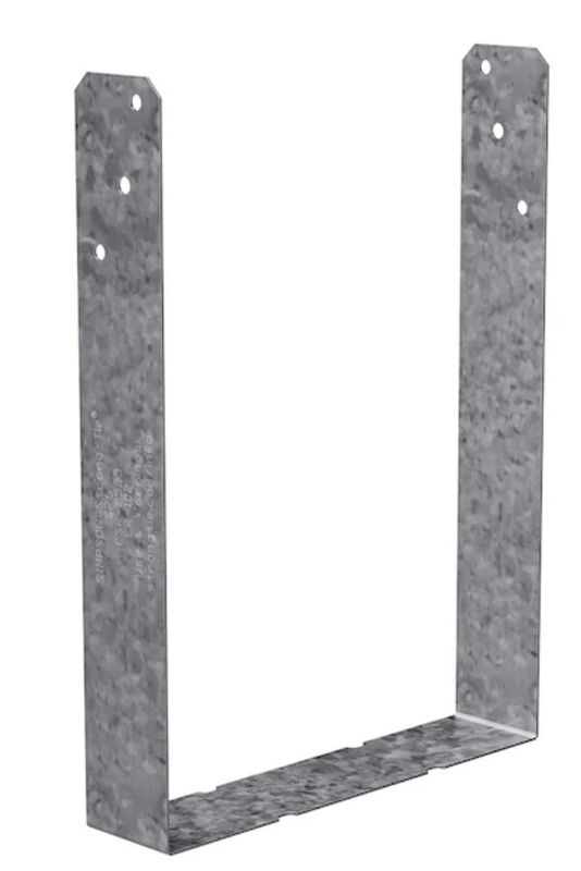 7-3/4-in 20 -Gauge ZMAX Steel Stud plate tie Wood to wood