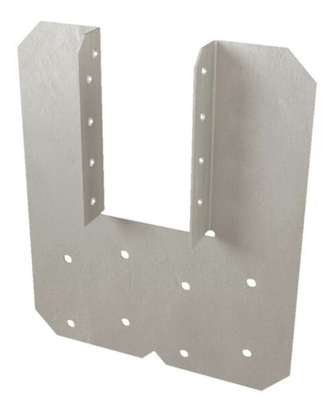 6-1/2-in 18 -Gauge Galvanized Steel Rafter tie r Wood to wood