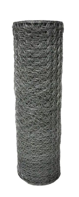 50-ft x 6-ft 20 - Gauge Silver Galvanized steel Chicken Wire Rolled Fencing 1-in - Mesh Size