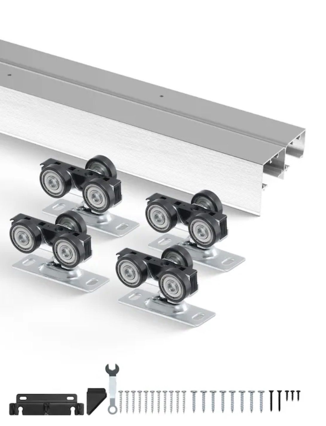 72-in Bi-pass door Sliding Closet Door Track kit