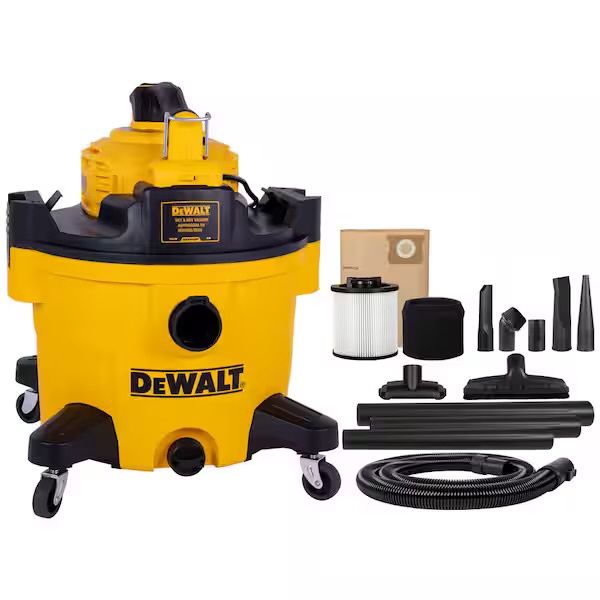 DXV209P 9 Gal. 5-Peak HP Wet/Dry Vac with Detachable Blower, Filters, and Accessories