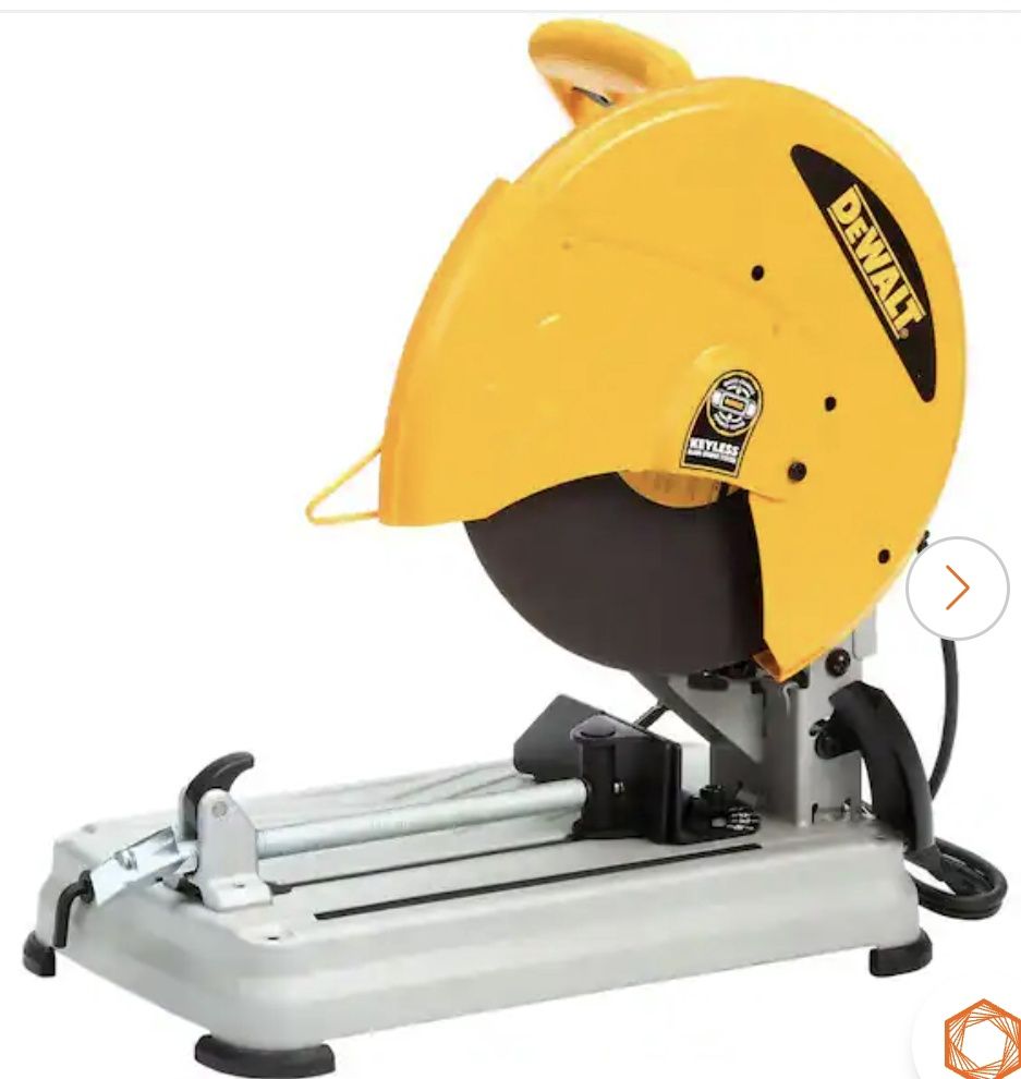 D28715 DEWALT 15 Amp Corded 14 in. Cut-Off Saw, Condition: Used like new