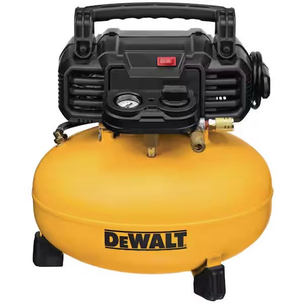 DWFP1KIT 6 Gal. 165 PSI18-Gauge Brad Nailer and Heavy-Duty Pancake Electric Air Compressor Combo Kit