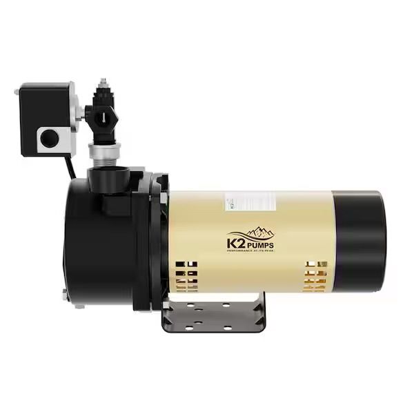 PRO 3/4 HP Heavy-Duty Cast Iron Convertible Deep Well Jet Pump