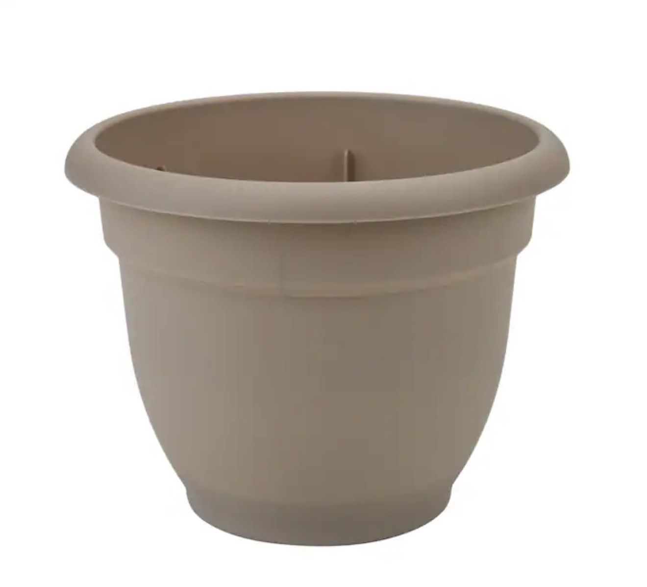 6.5-in W x 6.5-in L Brown Plastic Indoor/Outdoor Self Watering Planter, Color: Brown