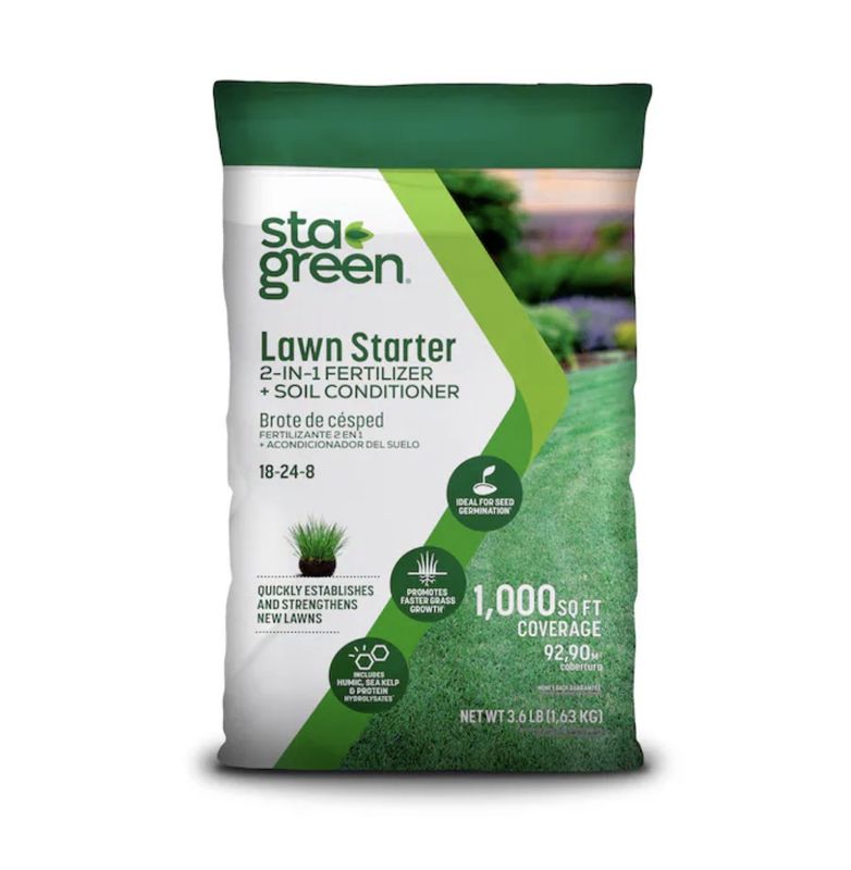 Fertilizer plus Soil Conditioner 3.6-lo 1000-sq ft 18-24-8 All Purpose Lawn Starter Fertilizer