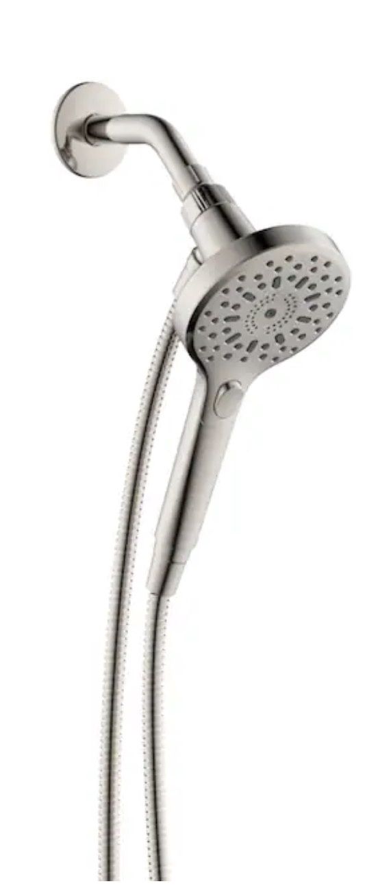 LOXLEY 3 -  4.7-in Handheld Shower Head 1.75 GPM, Color: Brushed nickel