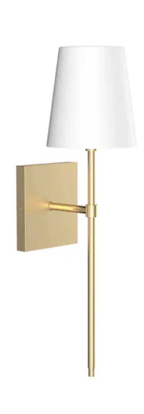 5.42-in 1 Light Matte Gold Integrated LED Modern/ contemporary Bathroom Vanity light