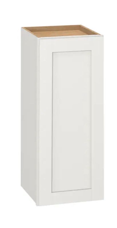 Arcadia 12-in W × 30-in H × 12-in D White Wall Fully Assembled Cabinet Recessed Panel Shaker