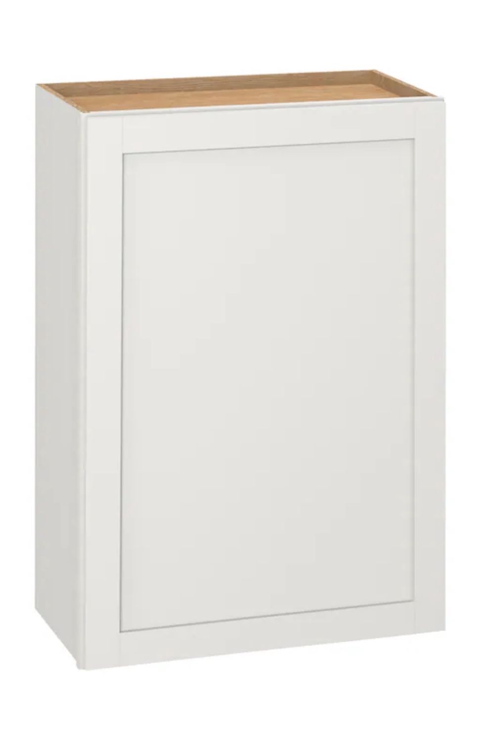 Arcadia 24-in W × 36-in H × 12-in D White Wall Fully Assembled Cabinet Recessed Panel Shaker