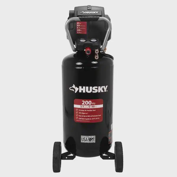 27 Gal. 200 PSI Oil Free Portable Vertical Electric Air Compressor