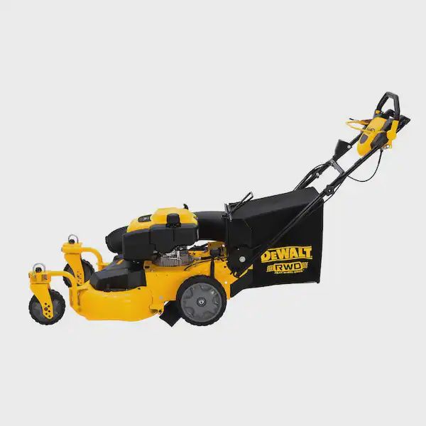 DW12ABW6RK039 28 in. 224cc E-GOV Engine 3-in-1 Gas RWD Self-Propelled Lawn Mower with High Rear Wheels
