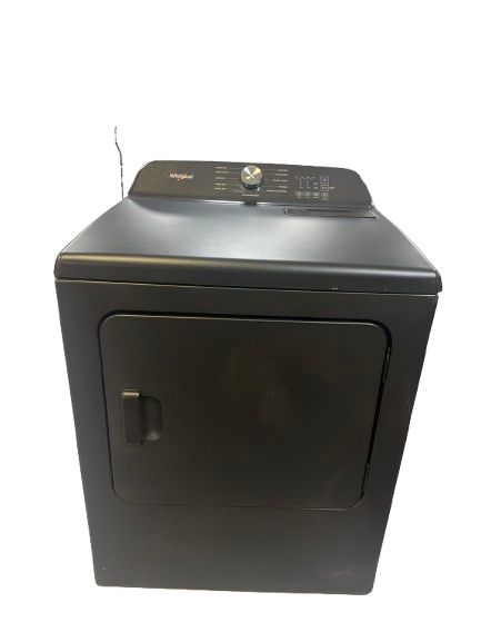 7-cu ft Vented Electric Dryer with Steam Cycle (Volcano Black)