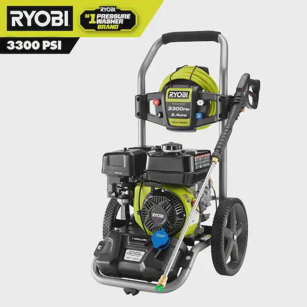 3300 PSI 2.4 GPM Cold Water Gas Pressure Washer with 212cc Engine