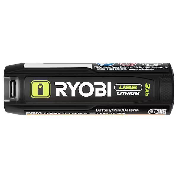 USB Lithium 3.0 Ah Lithium-Ion Rechargeable Battery