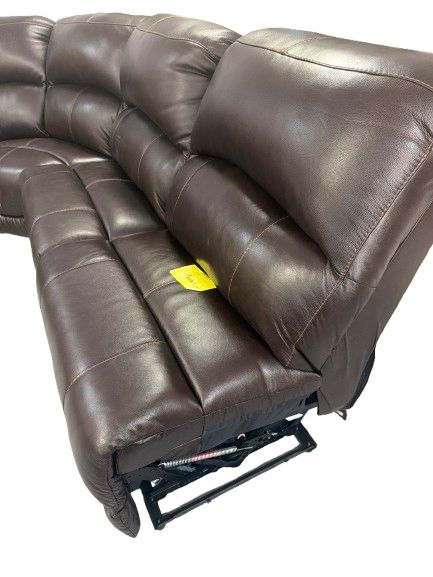 Sectional sofa color brown