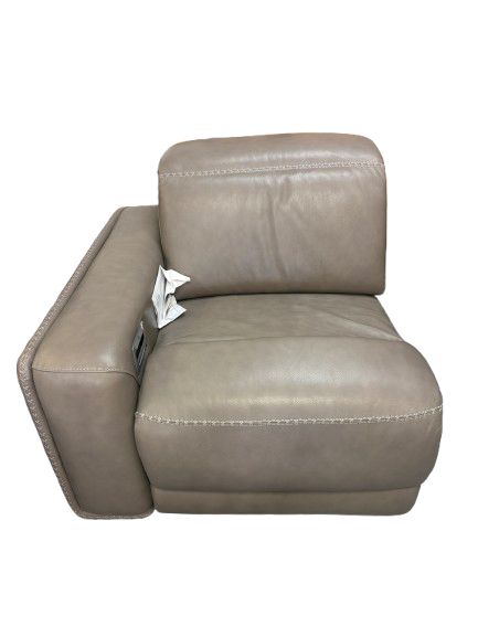 One recliner sofa piece