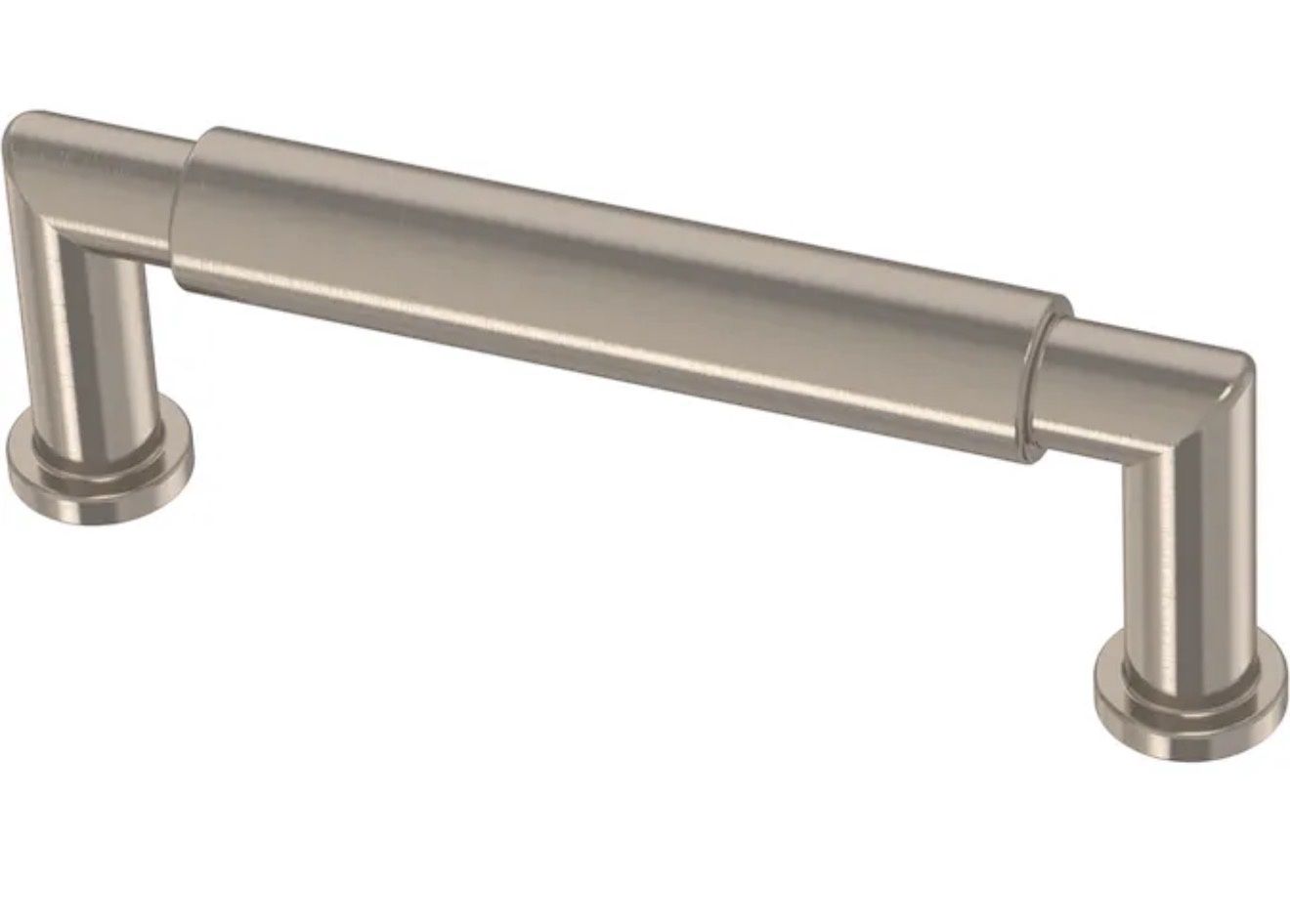 Thora 3-in, 76mm Center to Center Satin Nickel Rectangular Bar Drawer Pull