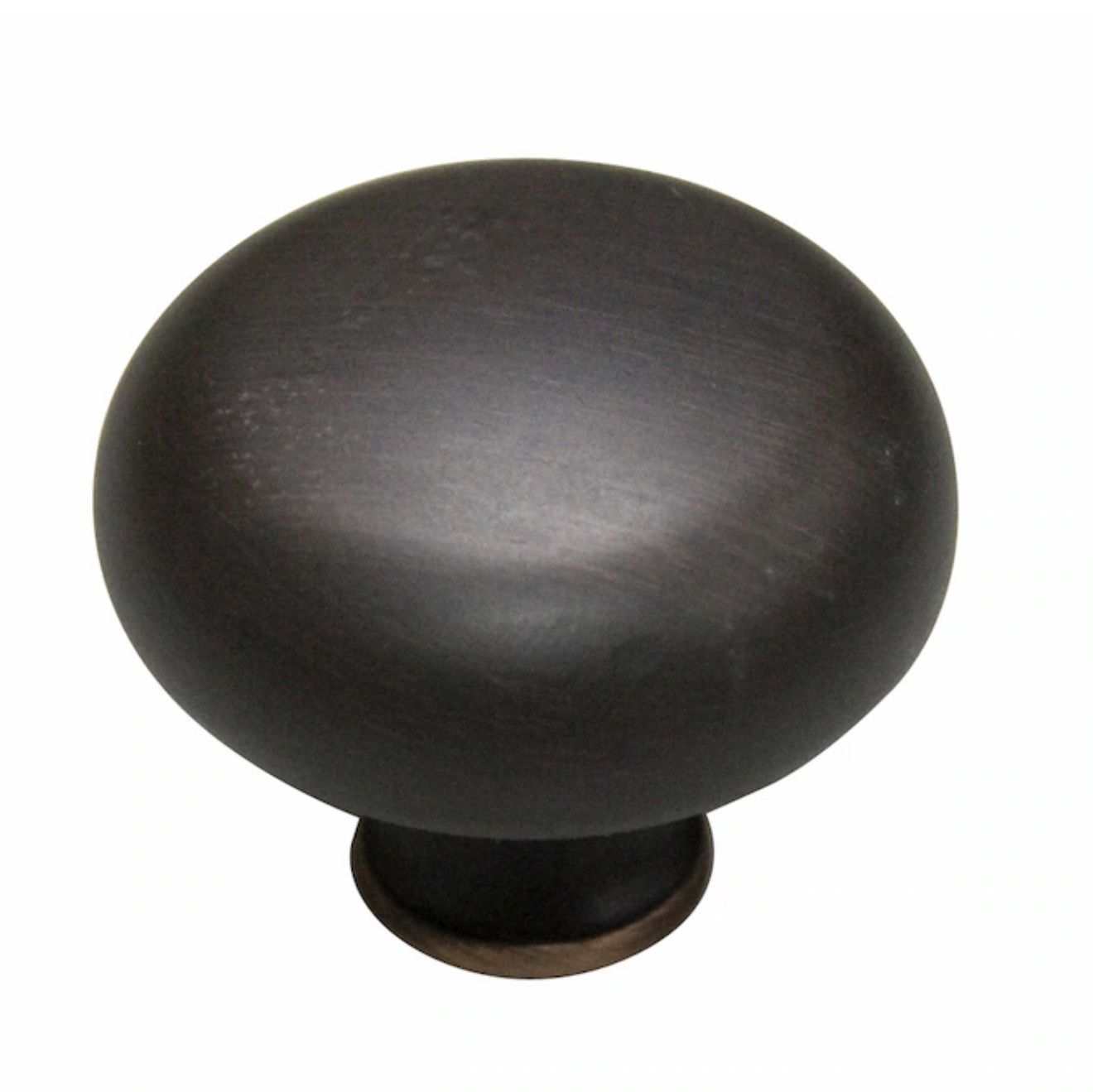 1-1/2-in Aged bronze Round Transitional Cabinet Knob